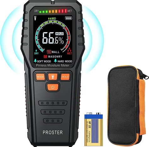 custom moisture meter system slide hammer electrode|Professional Digital Pinless Moisture Meter with Backlit LC.